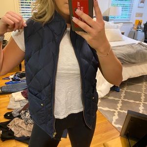 J. Crew Navy Vest